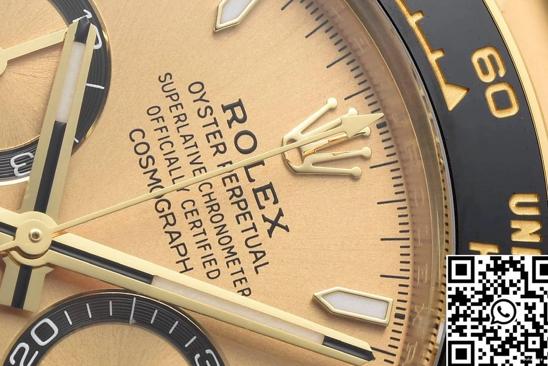 Dial Clean Factory Yellow Rolex Cosmograph Daytona M126518 Black Bezel 1011